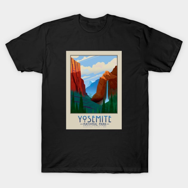 Yosemite National park T-Shirt by DavidLoblaw